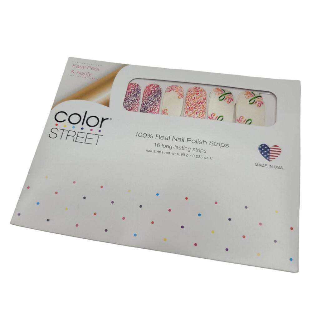 Color Street Rare Retired HTF Listen And Love Mental Health Awareness Nails